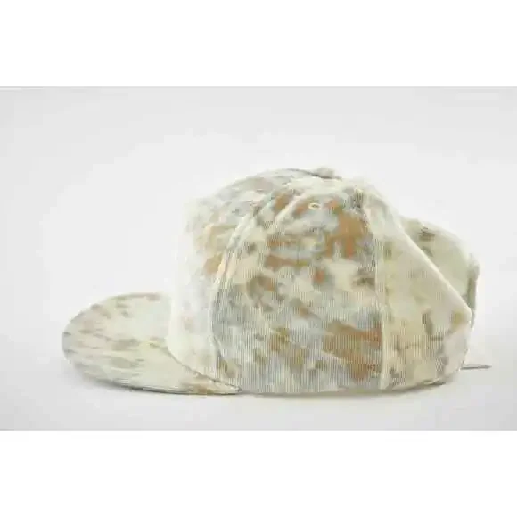 Celine Glacier Tie Dye Velvet Logo Baseball Cap Adjustable Snapback Hat Medium